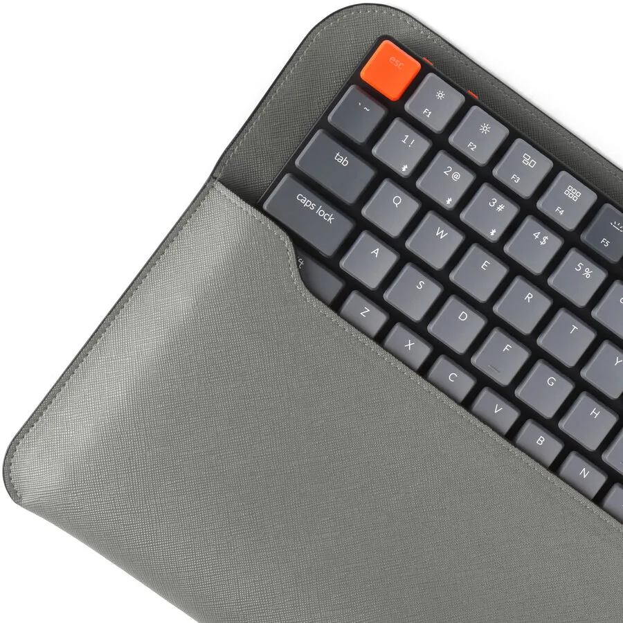 Keychron K3/K12 Leder-Reisetasche – Grau