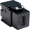 Keystone Einsatz - USB-C schwarz