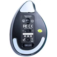 Delux Seeker mit Display, kabellos, für Rechtshänder, schwarz