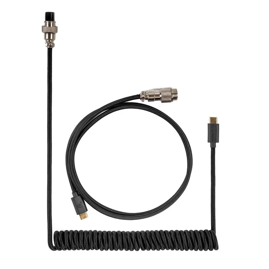 Keychron Coiled Aviator Kabel - schwarz