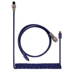 Keychron Coiled Aviator Kabel - blau