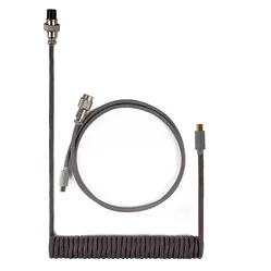 Keychron Spiralkabel „Aviator“ – grau