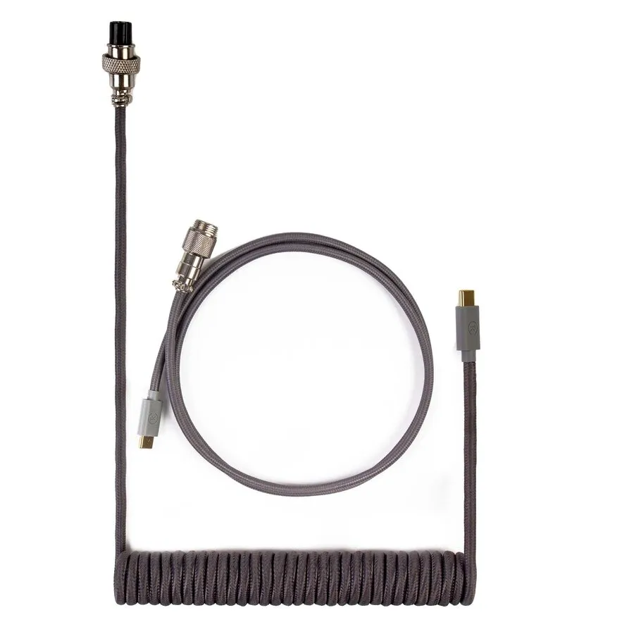 Keychron Spiralkabel „Aviator“ – grau