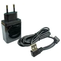 Powerdot Micro mit 1x USB-A und 1x USB-C Ø30 mm schwarz