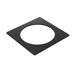 Powerdot quadratische Metallzierleiste schwarz Ø79