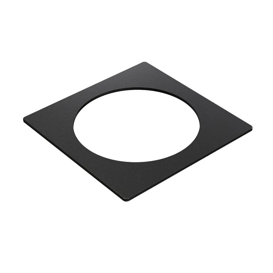 Powerdot quadratische Metallzierleiste schwarz Ø79
