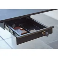 Ergopro 220 abschließbare Schreibtischschublade, schwarz