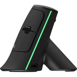 Delux MV6 kabellose USB + Bluetooth Rechtshändermaus schwarz