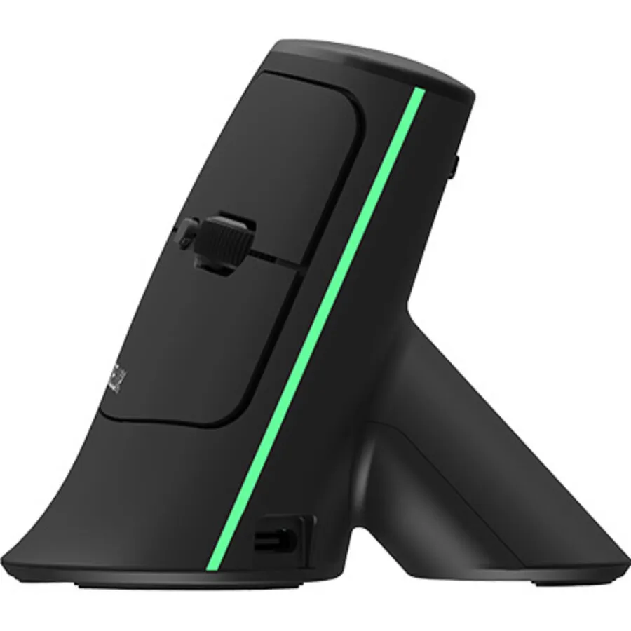 Delux MV6 kabellose USB + Bluetooth Rechtshändermaus schwarz