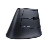 Delux MV6 kabellose USB + Bluetooth Rechtshändermaus schwarz