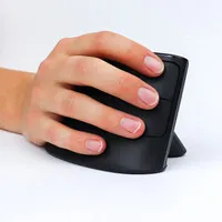 Delux MV6 kabellose USB + Bluetooth Rechtshändermaus schwarz