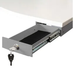 Götessons Abschließbare Stifteschublade mini silber