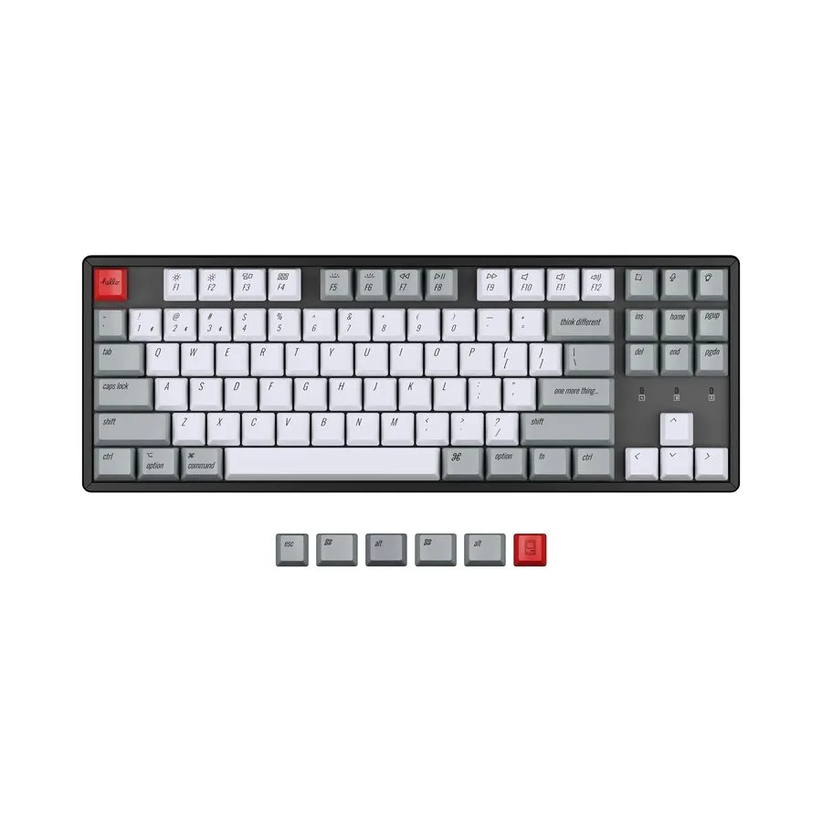 Keychron PBT Retro Mac OEM-Tastenkappen für die K8-Tastatur