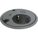 Powerdot Netzteil mit USB-Ladeanschluss und USB-C, Ø 79 mm, schwarz – GST18