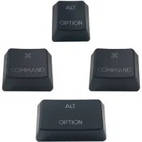 Kinesis Freestyle Edge Mac-Tastenkappen ABS lasergraviert (4 Stück)