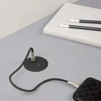 Powerdot Mini mit 2x USB-C Ladegerät Ø51 mm schwarz