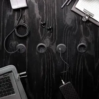Powerdot Mini mit 2x USB-C Ladegerät Ø51 mm schwarz