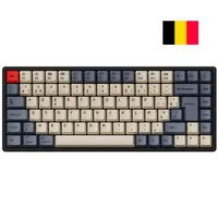 Keychron ISO (AZERTY BE) Layout OEM Profil Dye-Sub PBT Tastenkappen für Q1, Q2 und K2 - Carbon