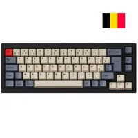 Keychron ISO (AZERTY BE) Layout OEM Profil Dye-Sub PBT Tastenkappen für Q1, Q2 und K2 - Carbon