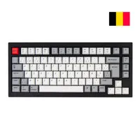 Keychron ISO (AZERTY BE) Layout OEM Profil Dye-Sub PBT Tastenkappen für Q1, Q2 und K2 - Retro