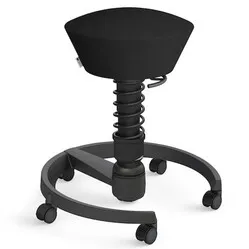 Aeris Swopper Standard Comfort - Mikrofaser schwarzer Sitz
