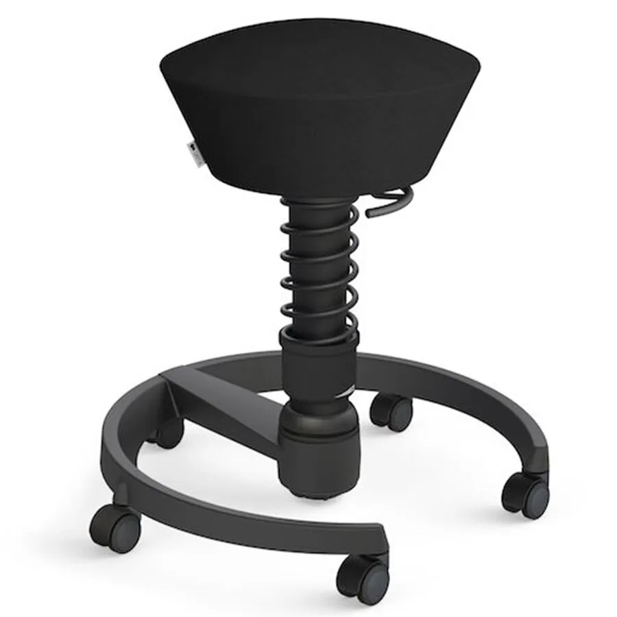 Aeris Swopper Standard Comfort - Mikrofaser schwarzer Sitz