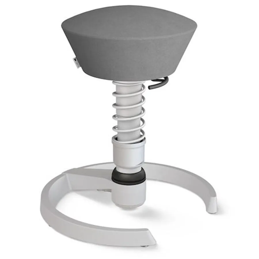 Aeris Swopper Standard Comfort – graue Sitzfläche aus Mikrofaser