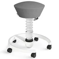 Aeris Swopper Standard Comfort – graue Sitzfläche aus Mikrofaser