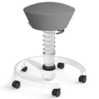 Aeris Swopper Standard Comfort – graue Sitzfläche aus Mikrofaser