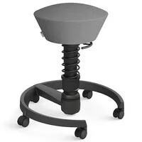 Aeris Swopper Standard Comfort – graue Sitzfläche aus Mikrofaser