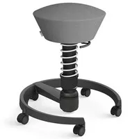 Aeris Swopper Standard Comfort – graue Sitzfläche aus Mikrofaser