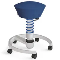 Aeris Swopper Standard Comfort – Sitzfläche aus Mikrofaser in Blau