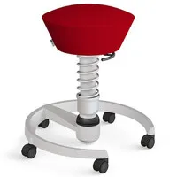 Aeris Swopper Standard Comfort – Sitzfläche aus Mikrofaser in Rot