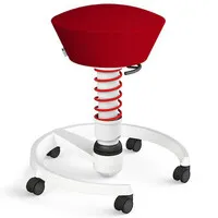 Aeris Swopper Standard Comfort – Sitzfläche aus Mikrofaser in Rot