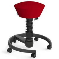 Aeris Swopper Standard Comfort – Sitzfläche aus Mikrofaser in Rot