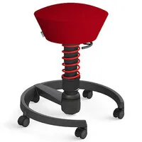 Aeris Swopper Standard Comfort – Sitzfläche aus Mikrofaser in Rot