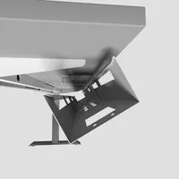 Ergopro Extend XL verstellbarer Kabelkanal 1100-1700mm grau