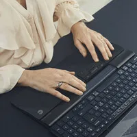Contour Design SliderMouse Pro Trackpad kabellos - Veganes Leder