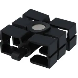 Ergopro 3 Segmente + Magnet für Slim Kabelschlauch schwarz