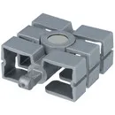 Ergopro 3 Segmente + Magnet für Slim Kabelschlauch silber