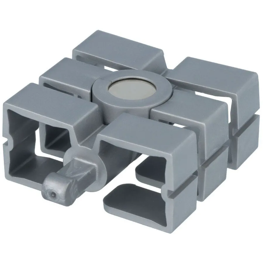 Ergopro 3 Segmente + Magnet für Slim Kabelschlauch silber