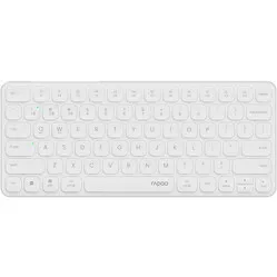 Rapoo E9050L – kabellose Kompakt-Tastatur, weiß