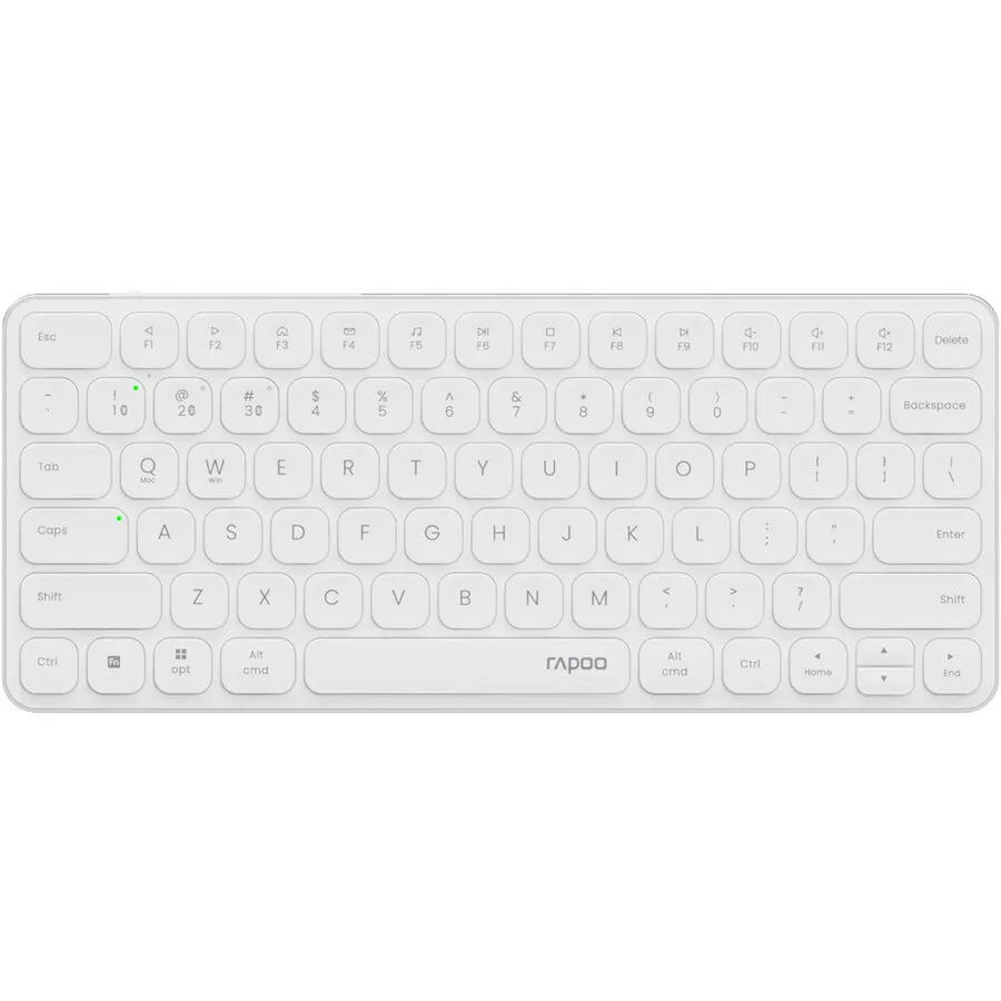 Rapoo E9050L – kabellose Kompakt-Tastatur, weiß