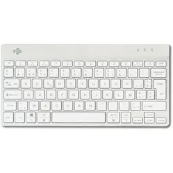 R-Go Compact Break AZERTY – weiße kabellose Tastatur