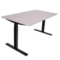 Ergopro NPR 1813 Sitz-Steh-Schreibtisch 62–127 cm inkl. kostenloser Montage – Schwarz