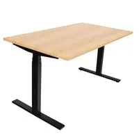 Ergopro NPR 1813 Sitz-Steh-Schreibtisch 62–127 cm inkl. kostenloser Montage – Schwarz