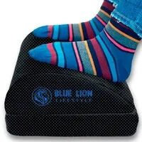 Blue Lion Lifestyle Weiche, verstellbare Fußstütze, vollständig rutschfest