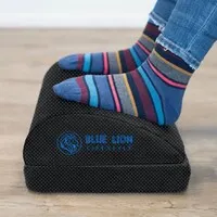 Blue Lion Lifestyle Weiche, verstellbare Fußstütze, vollständig rutschfest
