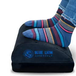 Blue Lion Lifestyle Weiche, verstellbare Fußstütze, teilweise rutschfest