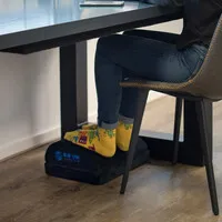 Blue Lion Lifestyle Weiche, verstellbare Fußstütze, teilweise rutschfest